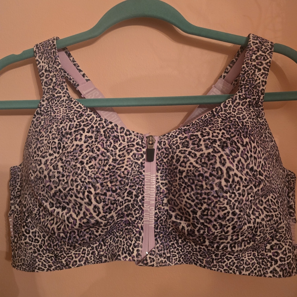 Victoria's Secret Purple Leopard Print Bra